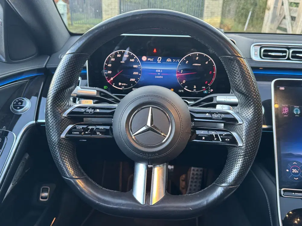 Mercedes-Benz S-Klasse 400d 4MATIC LANG AMG PANO HUD 360CA uit 2020, foto 14