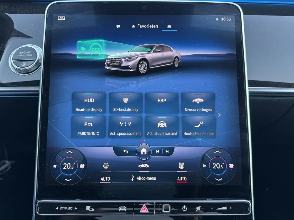 Mercedes-Benz S-Klasse 400d 4MATIC LANG AMG PANO HUD 360CA uit 2020, foto 16