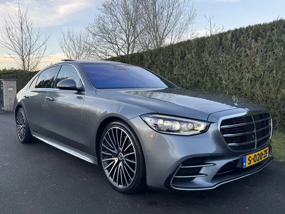 Mercedes-Benz S-Klasse 400d 4MATIC LANG AMG PANO HUD 360CA uit 2020, foto 6