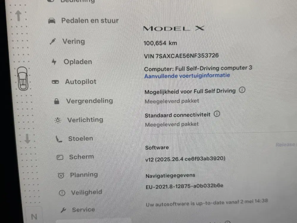 Tesla Model X Base AWD 7 personen 100 KWH uit 2022, foto 20