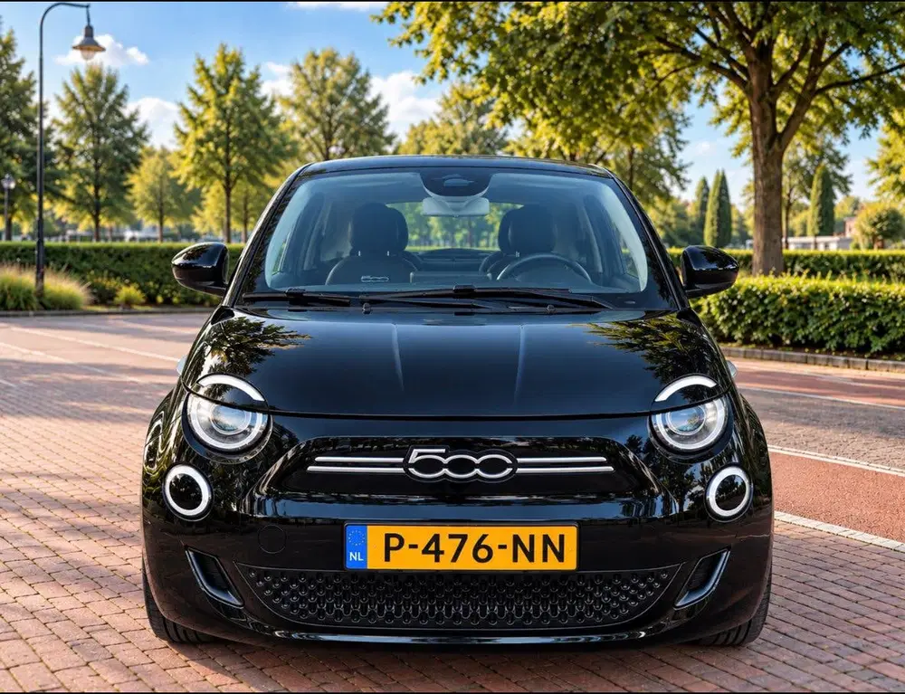 Fiat 500 ICON 24kWh 70pk AUTOMAAT 2022 Zwart ELEKTR uit 2022
