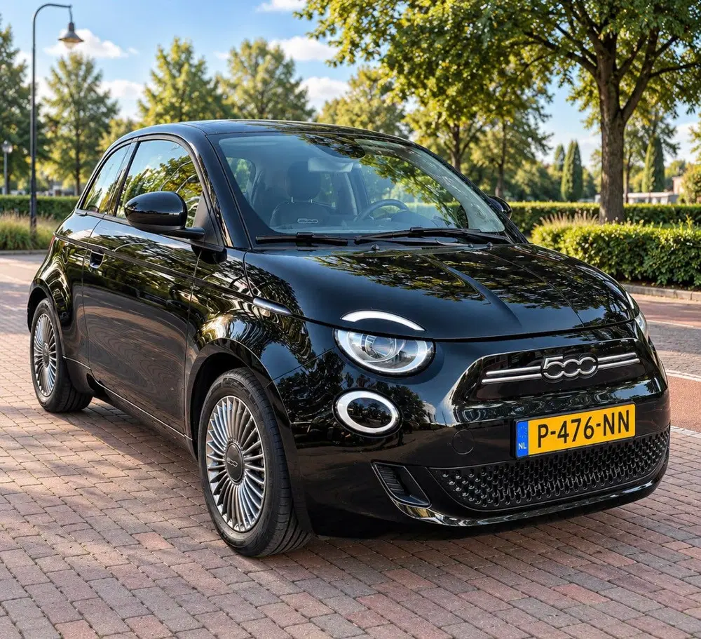 Fiat 500 ICON 24kWh 70pk AUTOMAAT 2022 Zwart ELEKTR uit 2022, foto 3