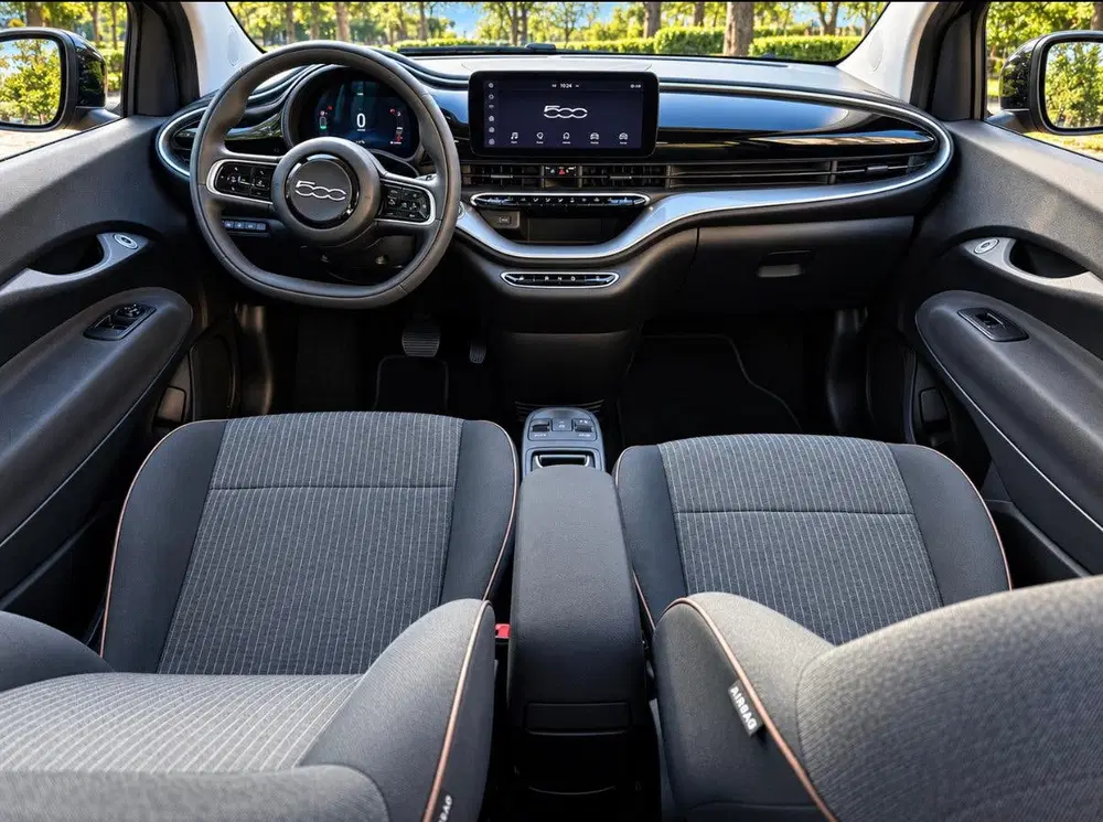 Fiat 500 ICON 24kWh 70pk AUTOMAAT 2022 Zwart ELEKTR uit 2022, foto 9
