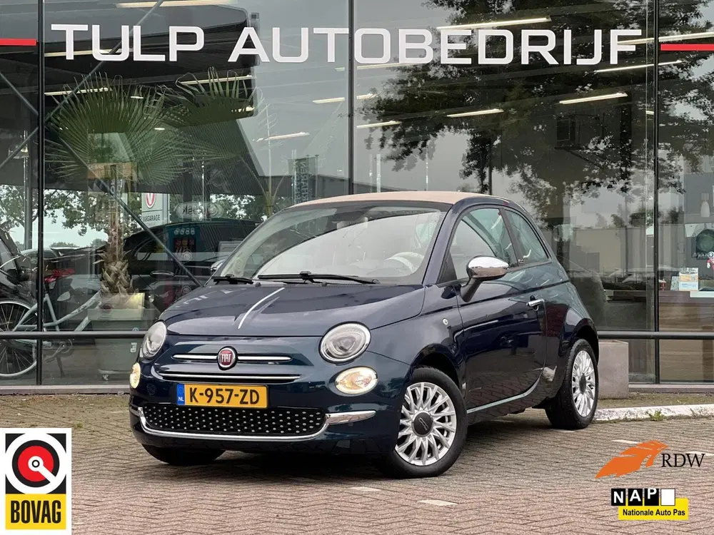 Fiat 500C 1.0 Hybrid Cult Leuk&Fris Airco Cruise NLa uit 2021