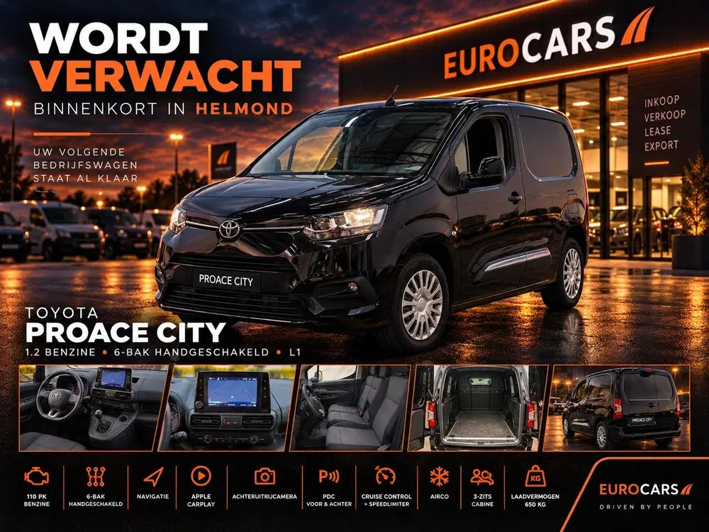 Toyota Proace City 1.2 Turbo Live Navi Carplay Camera PDC V+ uit 2023