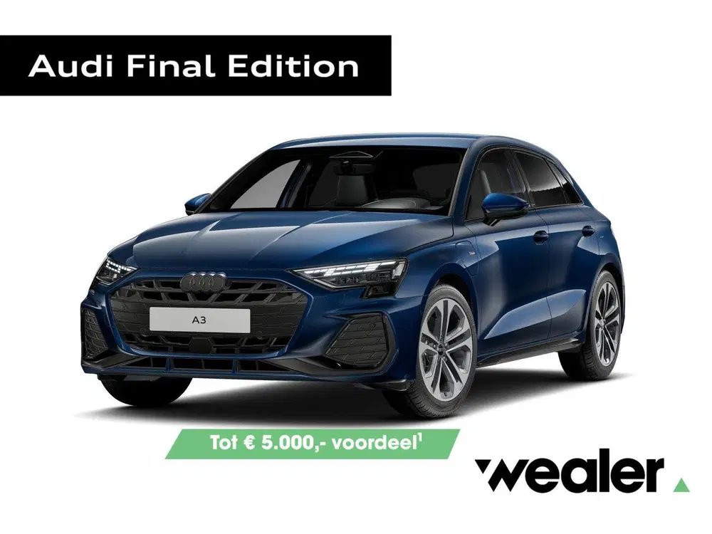 Audi A3 S edition 40 TFSI e 150 kW uit 2026