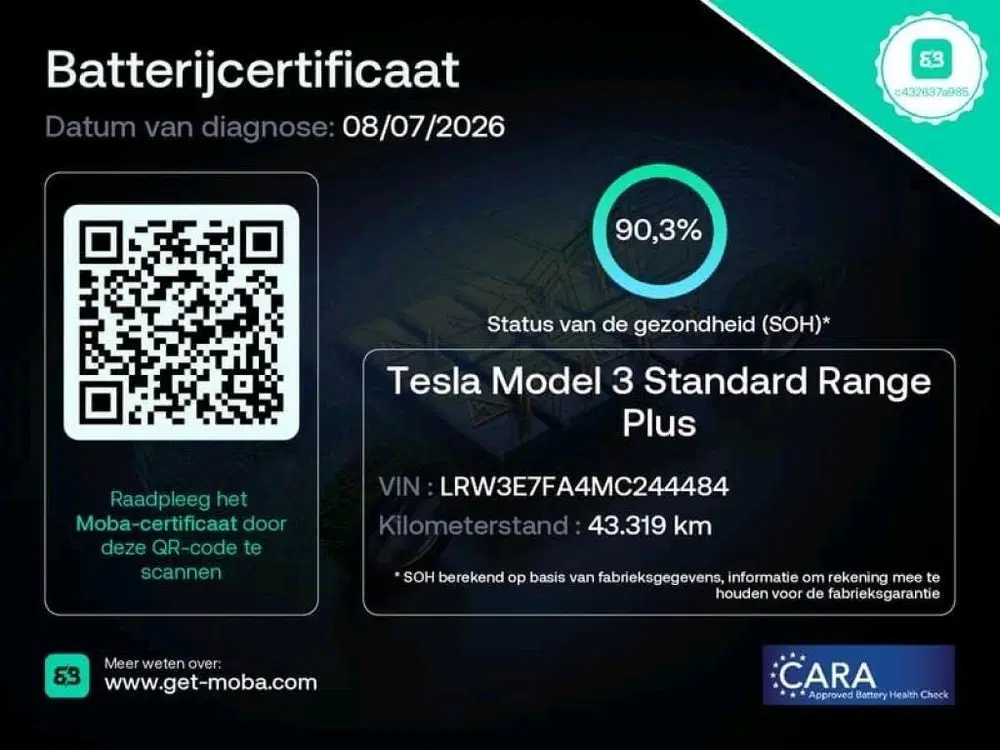 Tesla Model 3 Standard RWD Plus 60 kWh uit 2021, foto 5