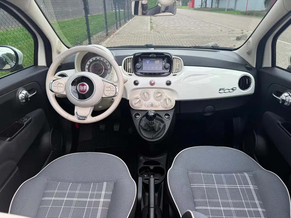 Fiat 500 1.2 Cabrio *Navigatie-ECC Airco-Cruise* uit 2019, foto 8