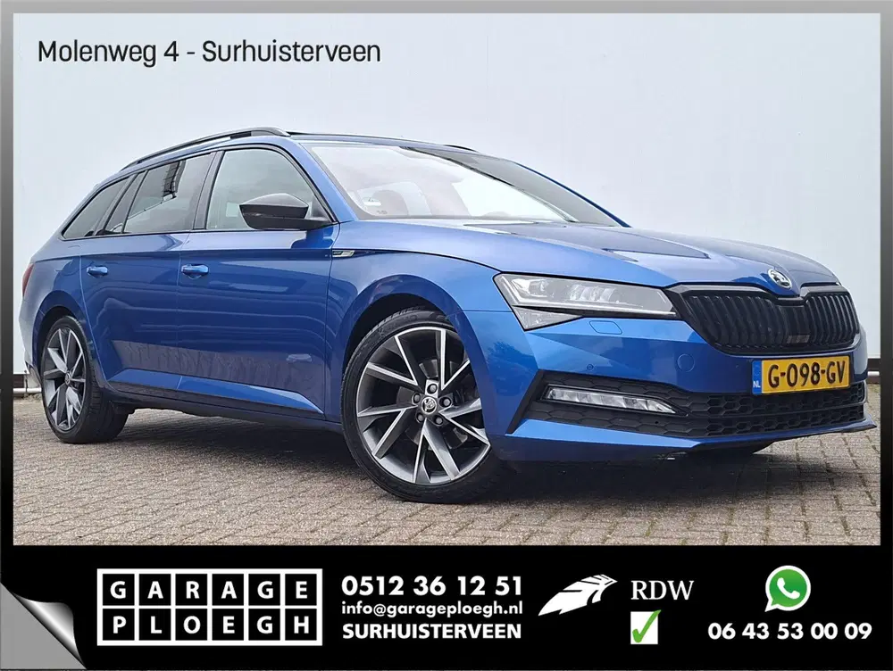 Skoda Superb 1.5 TSI ACT Sportline Pano Trekhaak Canto uit 2019