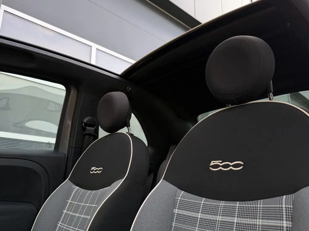 Fiat 500C 1.0 Hybrid Lounge *Navi*Cabrio*LM Velgen* uit 2021, foto 11