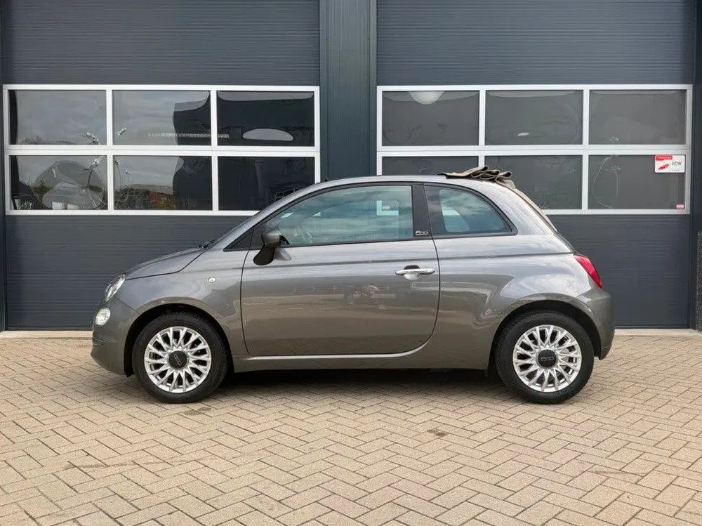 Fiat 500C 1.0 Hybrid Lounge *Navi*Cabrio*LM Velgen* uit 2021, foto 8