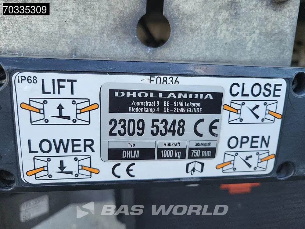 Iveco Daily 3.0L Automaat 1000KG Laadklep Luchtvering uit 2024, foto 12