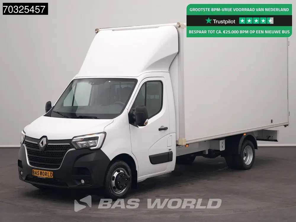 Renault Master 165PK Dubbellucht Bakwagen met Achterdeure uit 2020