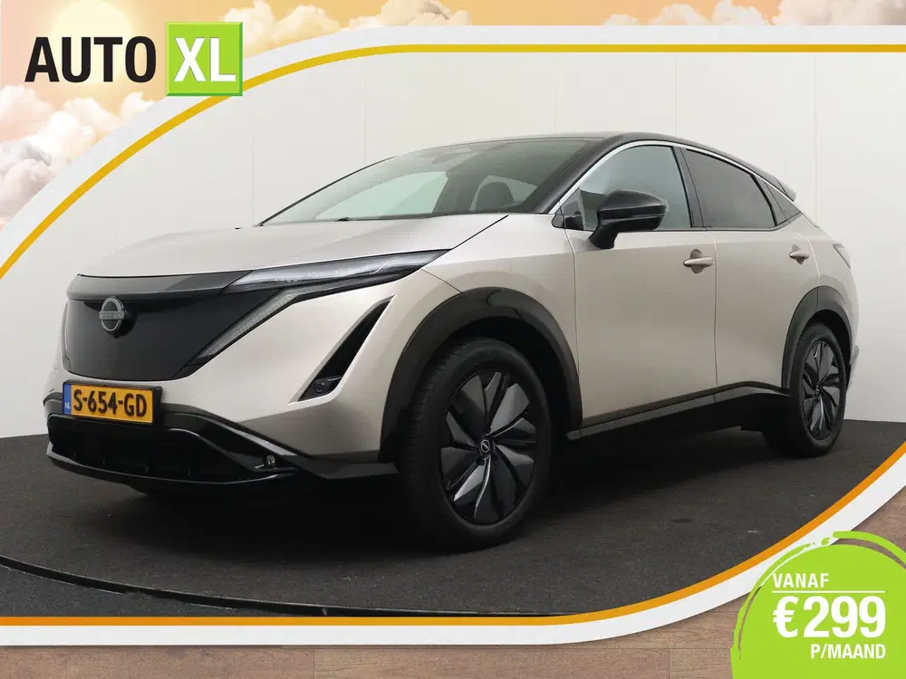 Nissan Ariya Evolve 66 kWh (98%SOH) Warmtepomp Half-Led uit 2023