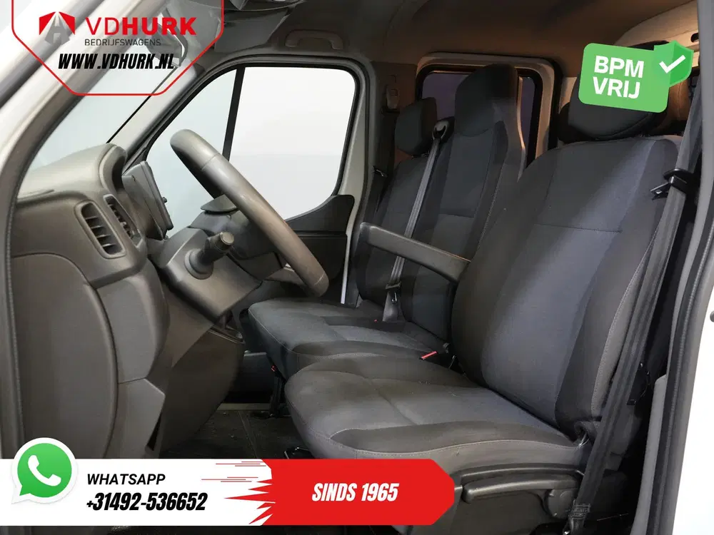 Renault Master 2.3 dCi 150 pk DC Dubbel Cabine Open laadb uit 2021, foto 12