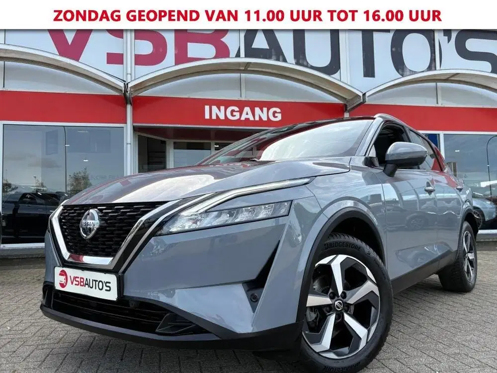 Nissan Qashqai 1.3 MHEV N-CONNECTA NARDO-GREY PANO-DAK NA uit 2021