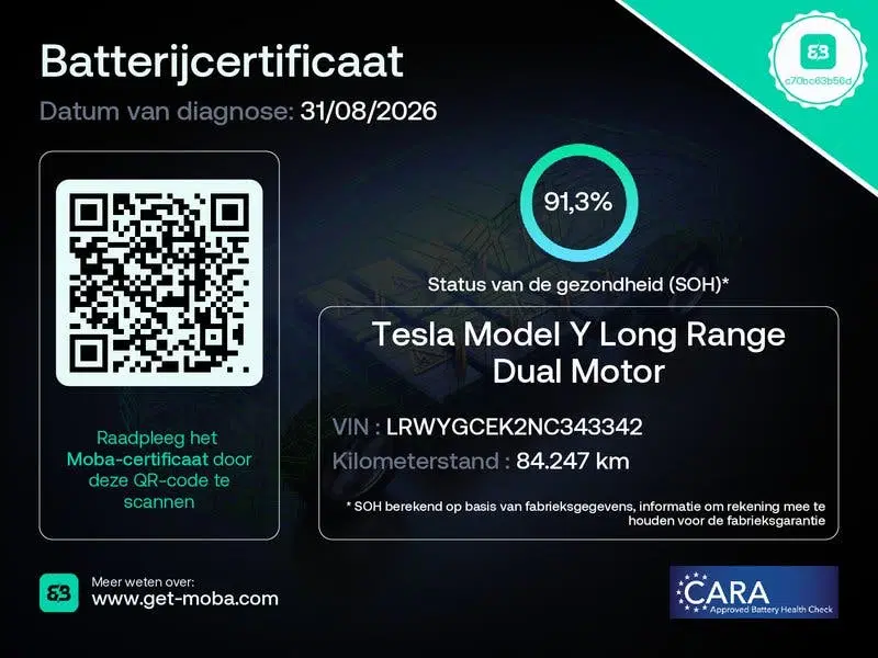 Tesla Model Y Long Range AWD 75kWh 351pk 91 uit 2022, foto 13