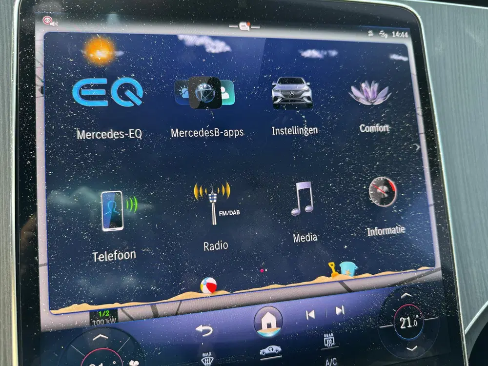 Mercedes-Benz EQE SUV 350+ AMG Night Line 96 kWh trekhaak el uit 2026, foto 13