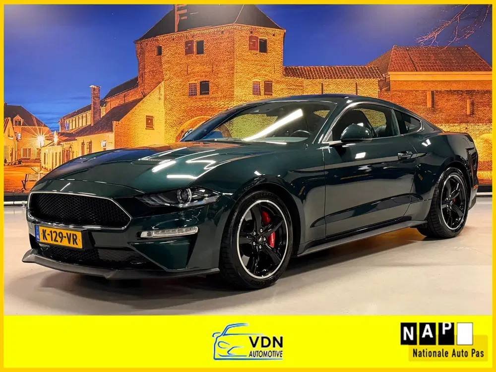 Ford Mustang 5.0 V8 Bullitt B&O Recaro Brembo 460PK uit 2019