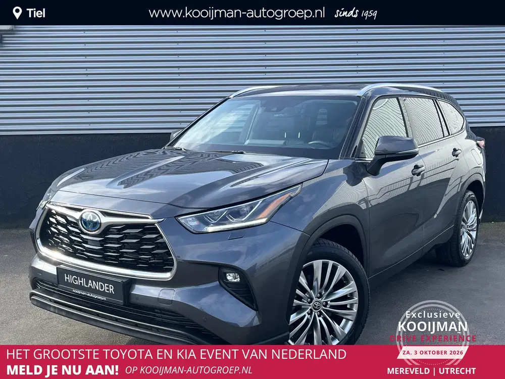 Toyota Highlander AWD 2.5 Hybrid Executive 7 persoons Trekha uit 2024