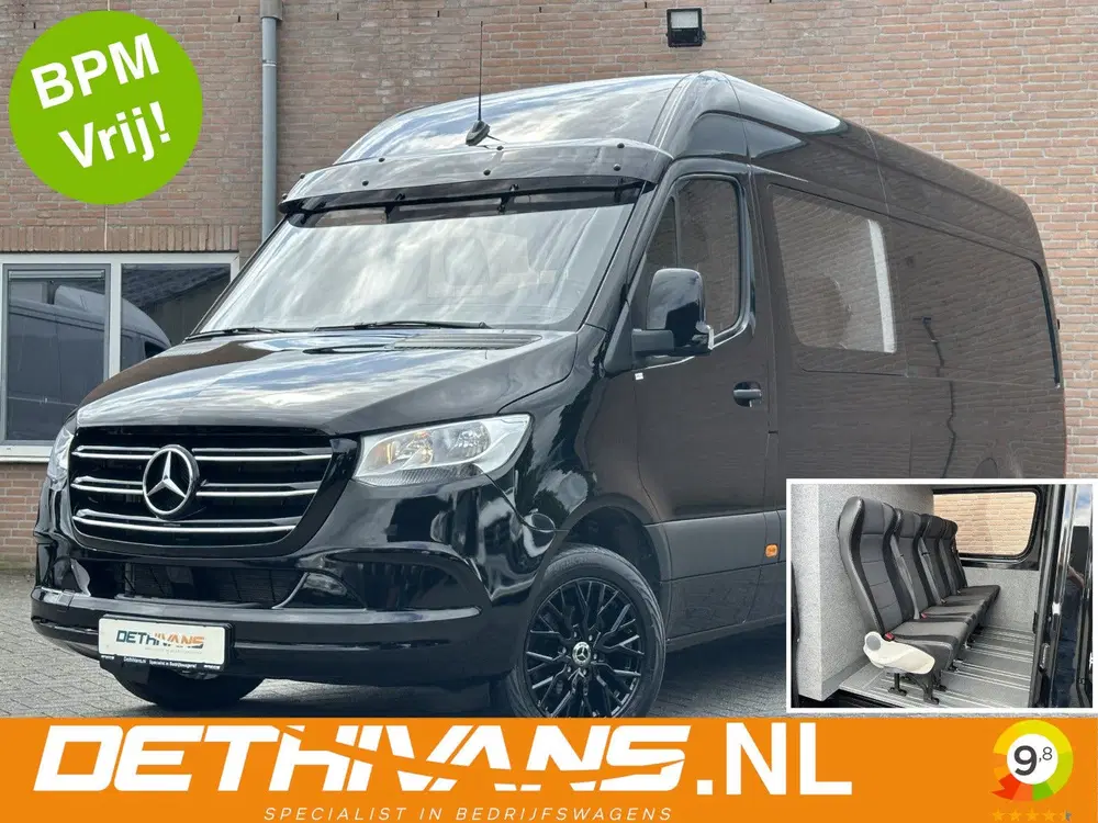 Mercedes-Benz Sprinter 317CDI 170PK L3H2 Dubbelcabine 6-Pers uit 2023