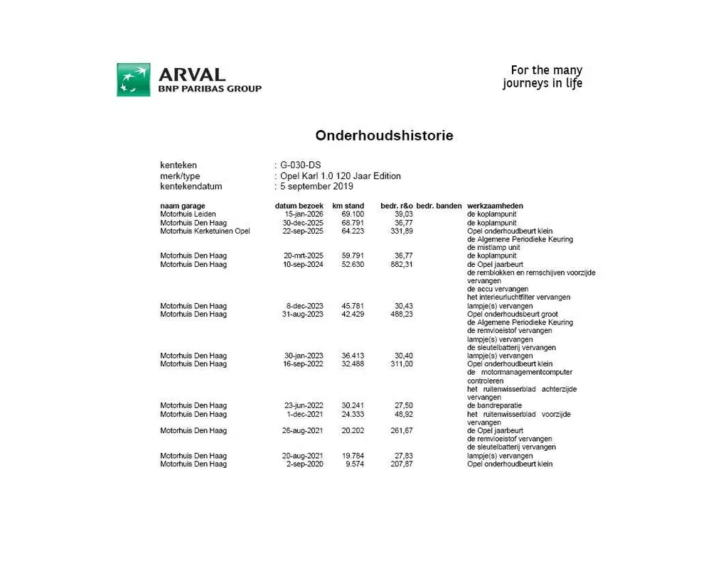 Opel Karl 1.0I 74PK Airco Pdc LMv 120 Jaar Edition B uit 2019, foto 8