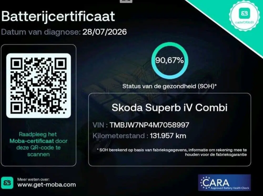 Skoda Superb 1.4 TSI iV Sportline Pano uit 2021, foto 5