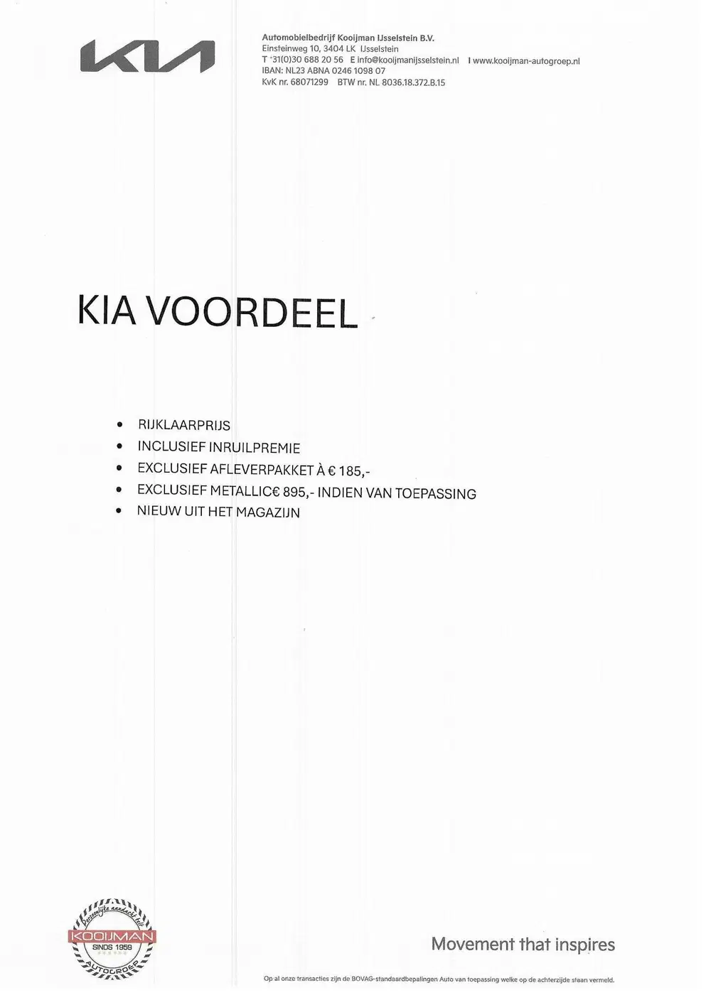 Kia EV2 Plus Advanced 42.2 kWh 5zits Schuif uit 2026, foto 2