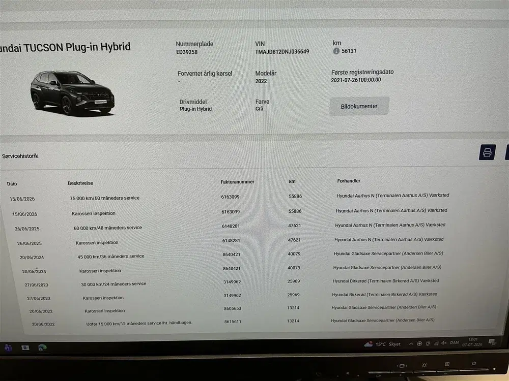 Hyundai TUCSON 1.6 T-GDI PHEV Comfort Smart 4WD uit 2021, foto 6