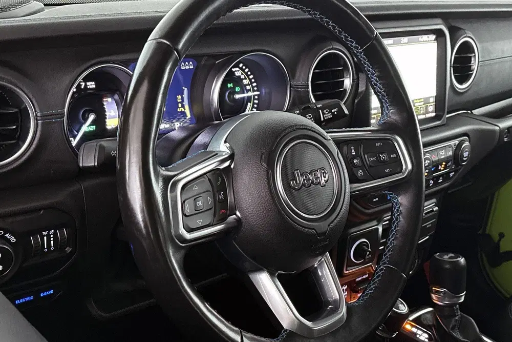 Jeep Wrangler 4xe 380 Rubicon Leder Stuur-Stoelver uit 2021, foto 12