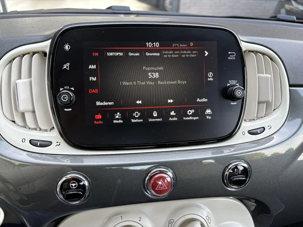 Fiat 500 1.2 Lounge Automaat uit 2020, foto 10
