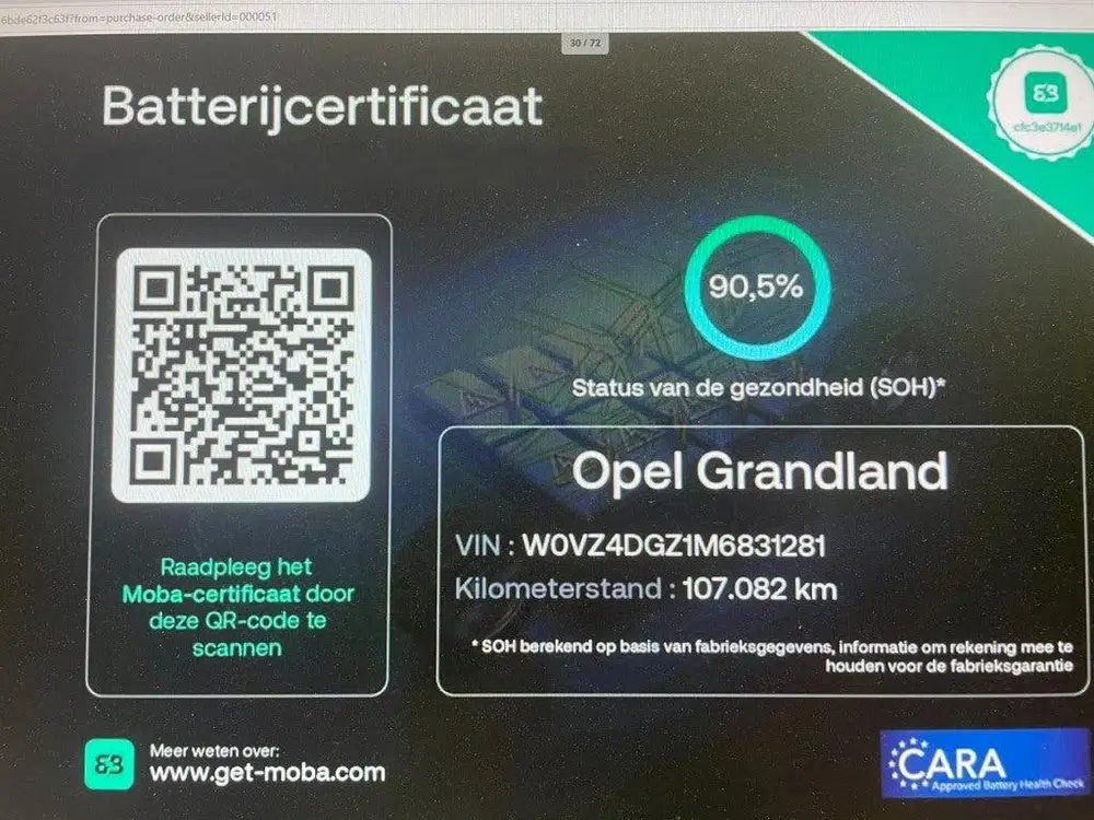 Opel Grandland 1.6T Hybrid PHEV Elegance uit 2021, foto 3