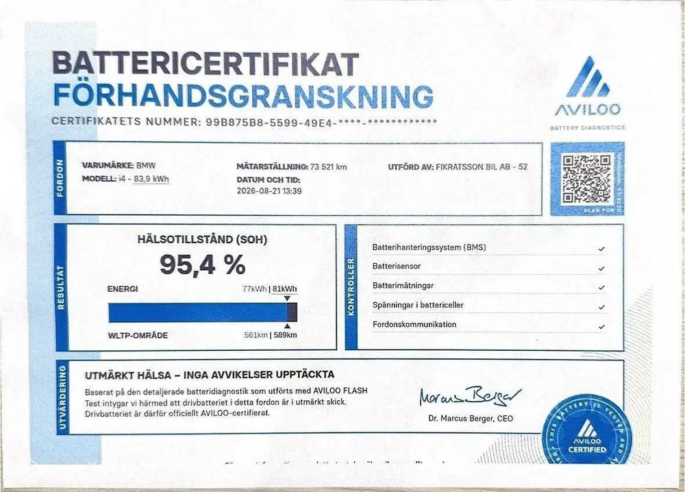 BMW i4 M50 84 kWh. H uit 2023, foto 3