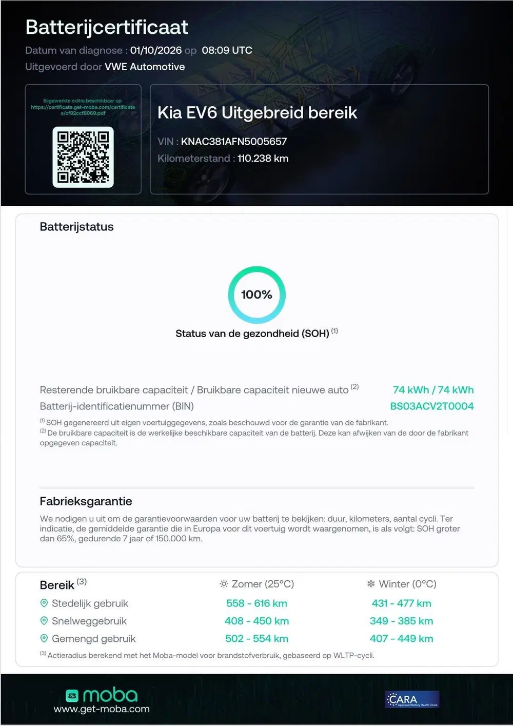 Kia EV6 Plus 77.4 kWh EL.KLEP SOH 100% STOELVERW + uit 2021, foto 4