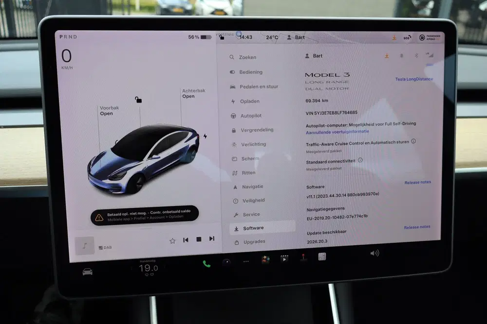 Tesla Model 3 Long Range AWD 75 kWh SOH 91% Nederlandse uit 2020, foto 3