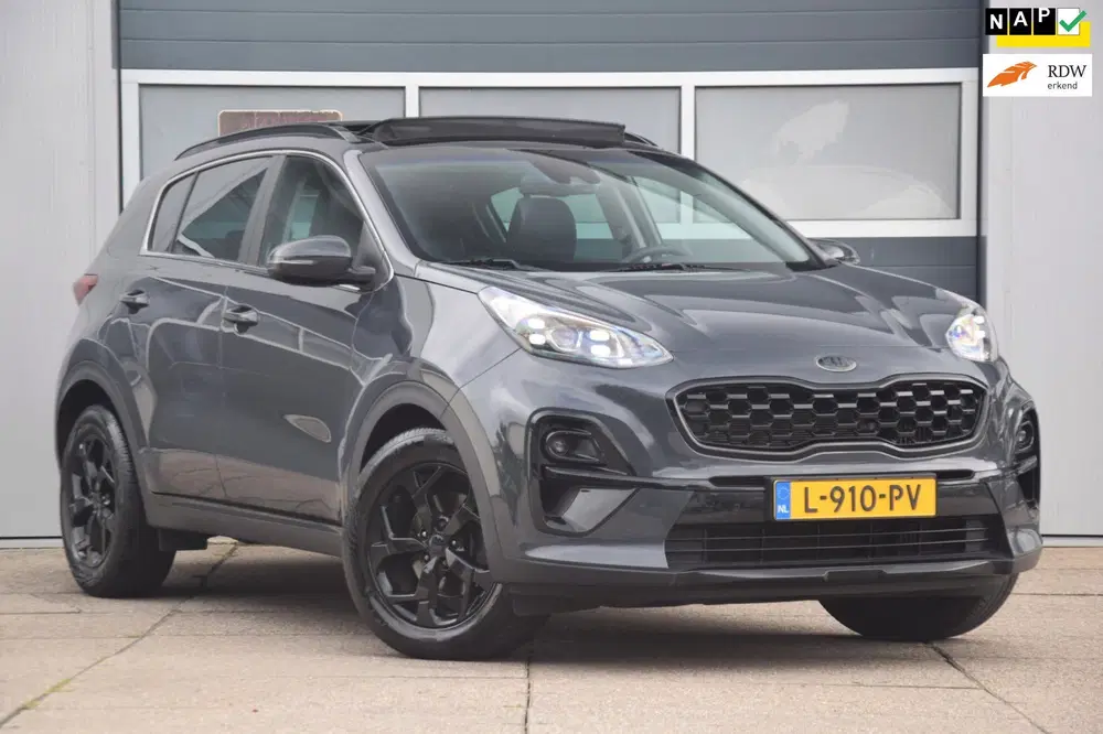 Kia Sportage 1.6 T-GDI Black Edition LEDEREN BEKLEDING uit 2021