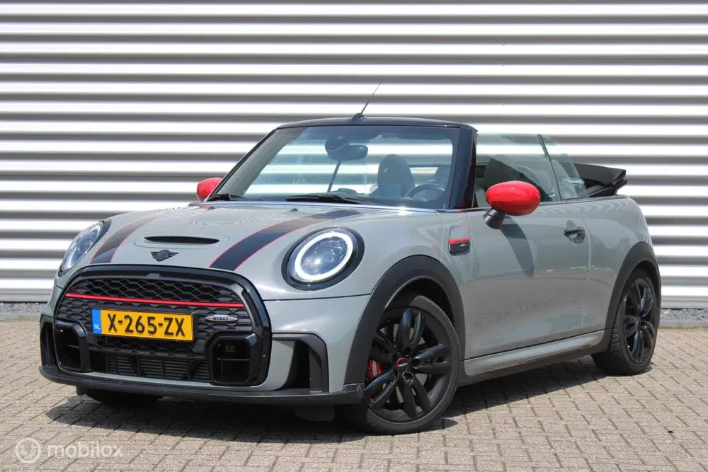 Mini Cabrio 2.0 John Cooper Works 231PK JCW Pack FULL uit 2022, foto 3