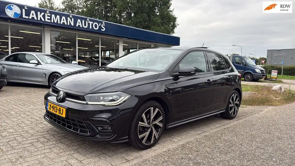 Volkswagen Polo 1.0 TSI Blackline R-line Pano IQ Light Bla uit 2021