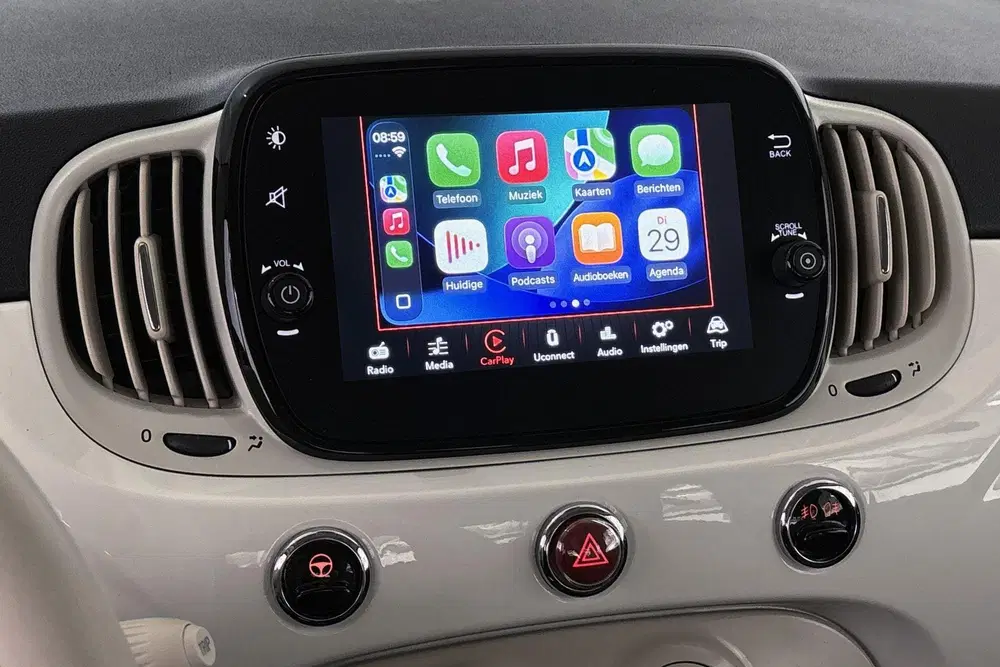 Fiat 500 1.2 Lounge Automaat Apple CarPlay Cruise C uit 2021, foto 15