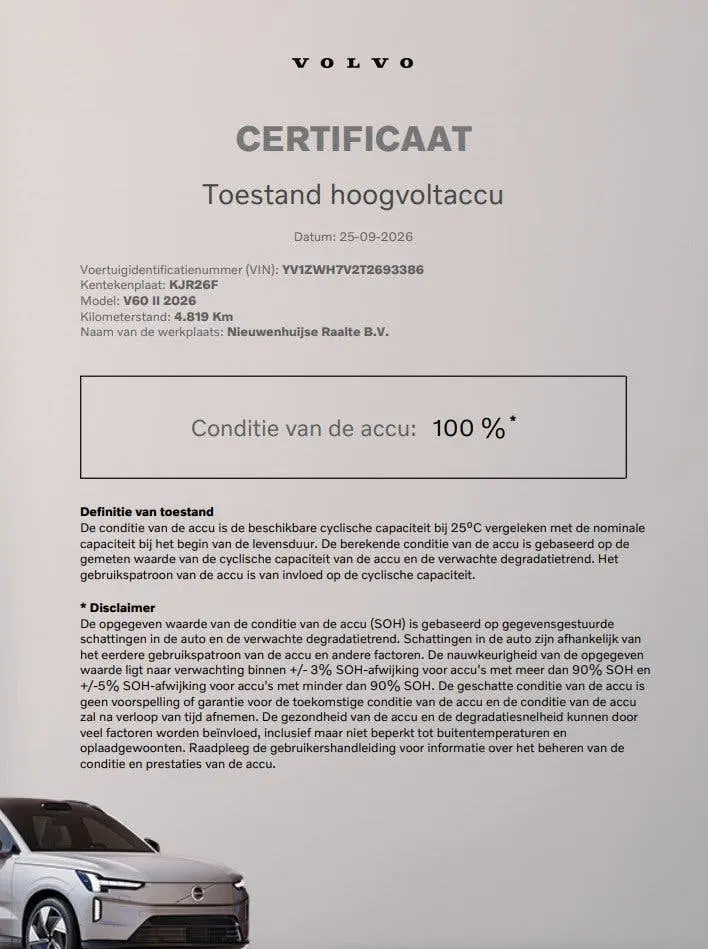 Volvo V60 2.0 T8 Plug-in Hybrid AWD Plus Dark uit 2026, foto 12
