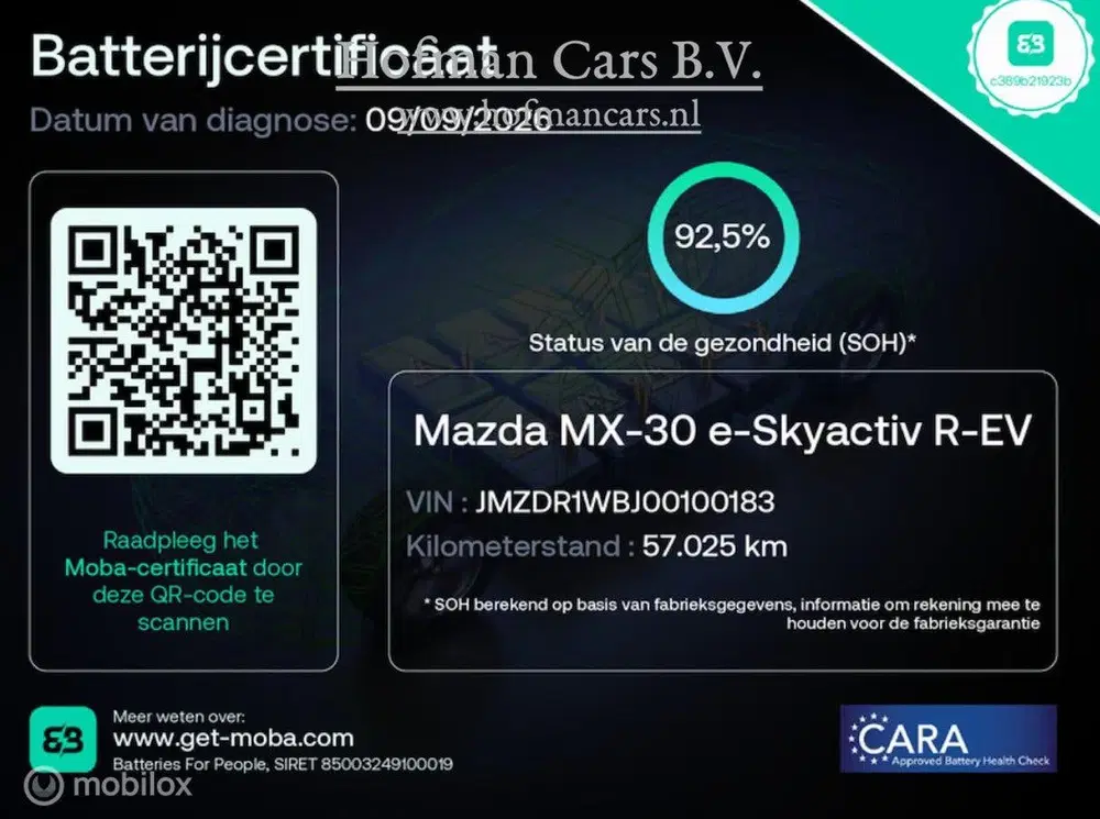 Mazda MX-30 e-SkyActiv 145 First Edition 36 kWh uit 2020, foto 2