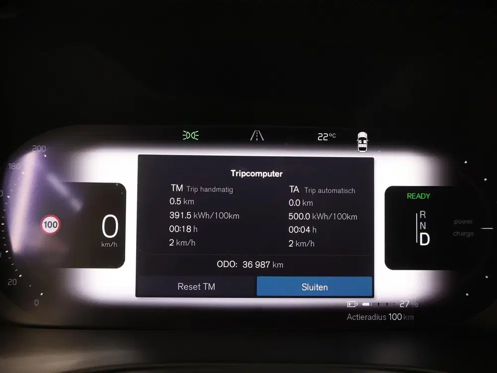 Volvo C40 Single Motor Ultimate 69 kWh uit 2023, foto 13
