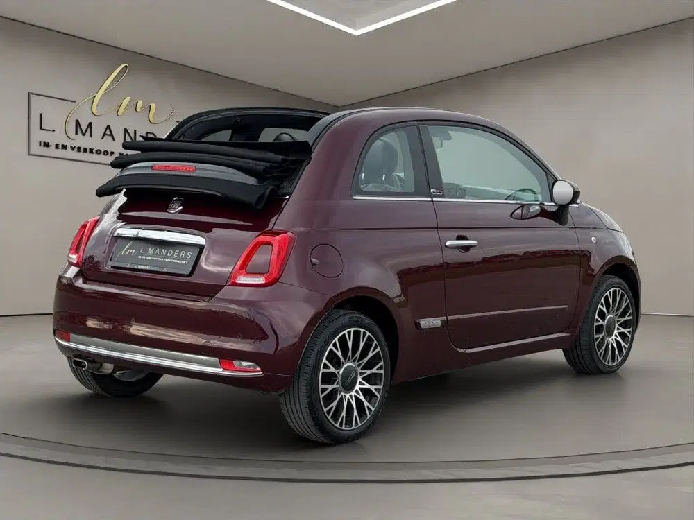 Fiat 500C 1.2 Star 2019 BORDEAUX uit 2019, foto 10