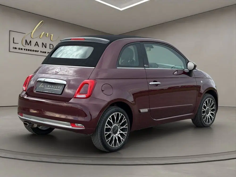 Fiat 500C 1.2 Star 2019 BORDEAUX uit 2019, foto 13