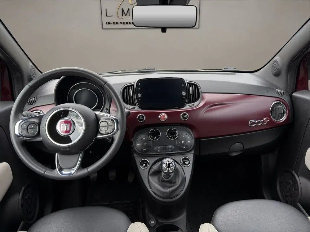 Fiat 500C 1.2 Star 2019 BORDEAUX uit 2019, foto 3