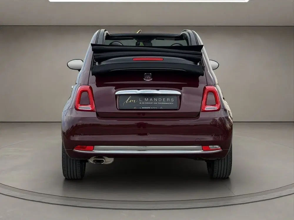 Fiat 500C 1.2 Star 2019 BORDEAUX uit 2019, foto 9