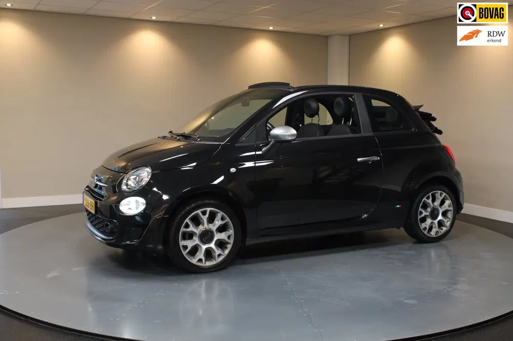 Fiat 500C 0.9 TwinAir Turbo Rockstar *Carplay* Cruis uit 2019