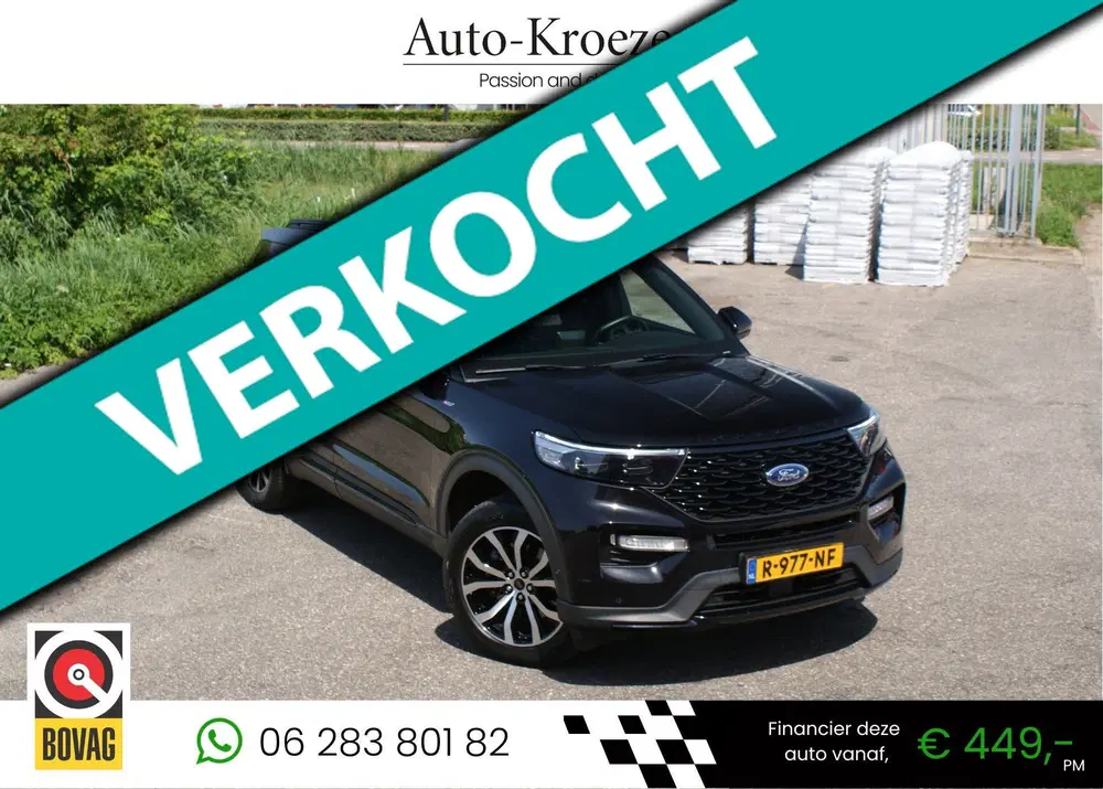 Ford Explorer 3.0 V6 EcoBoost PHEV ST-Line uit 2022