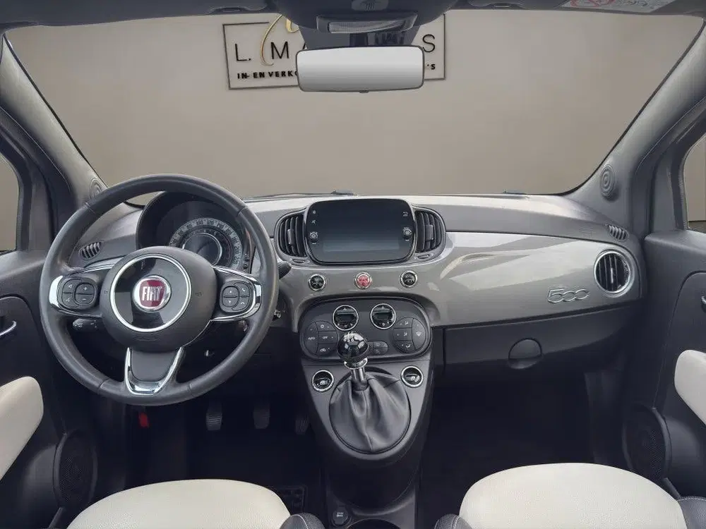 Fiat 500 1.0 Hybrid Dolcevita 2021 GRIJS Panoramada uit 2021, foto 11