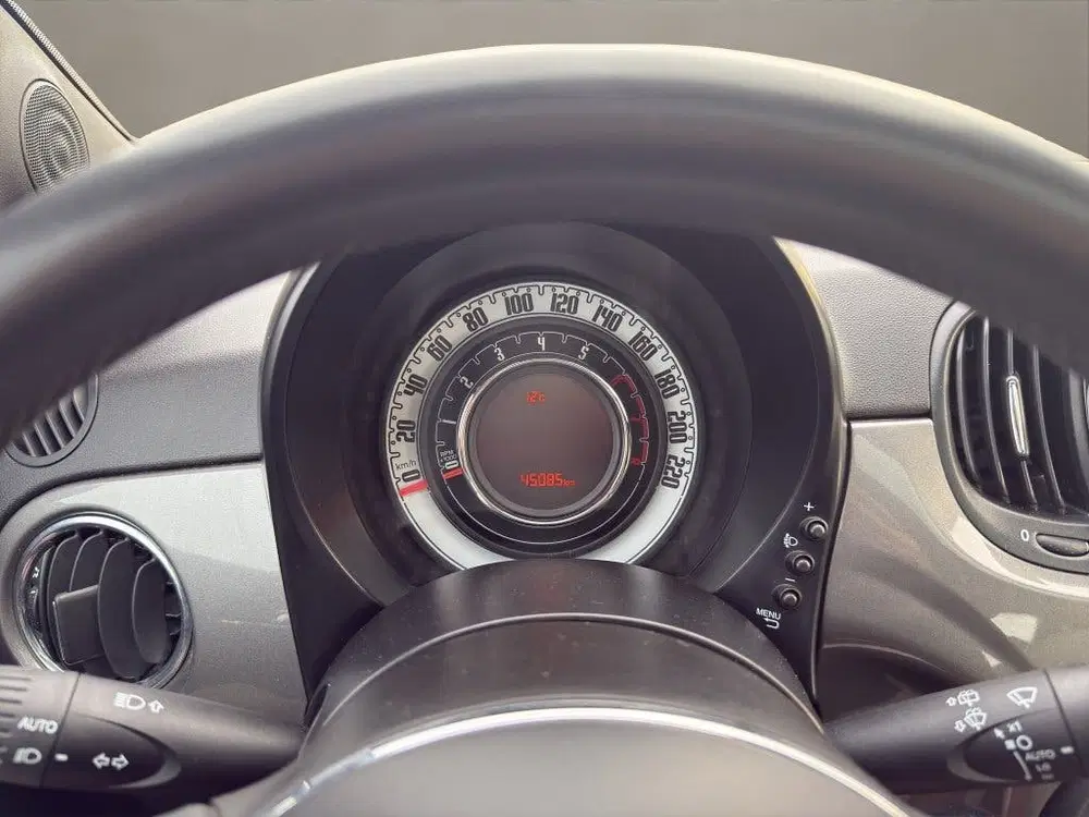 Fiat 500 1.0 Hybrid Dolcevita 2021 GRIJS Panoramada uit 2021, foto 13